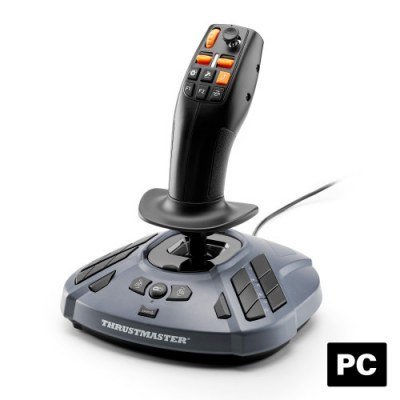 Thrustmaster SimTask FarmStick Joystick Multifuncional para Farming Negro