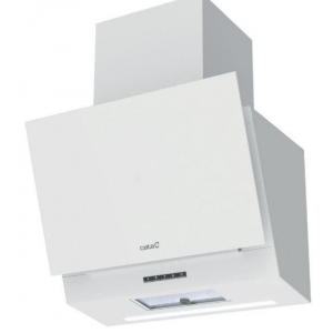 Campana decorativa de pared inclinada Cata THALASSA 600 GWH, vertical, 60 cm, 811 m3/h, clase A, 3 velocidades + intensiva, 67dB, blanco