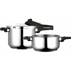 Set de 2 ollas a presión rápidas Fagor RAPID XPRESS, 4 litros, 6 litros