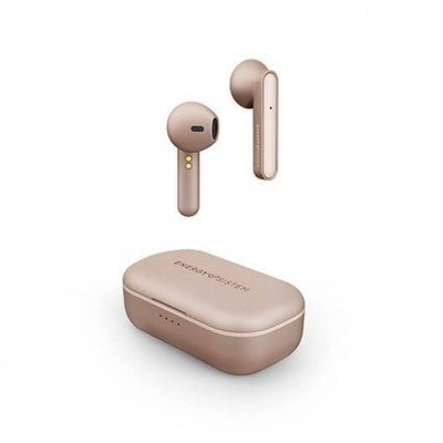 Auriculares micro energy sistem style 3 true rosa true wireless estereo - bluetooth 5 - estuche de carga