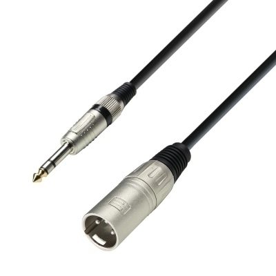 Cable XLR Macho a JACK 6,3 Stereo 10m