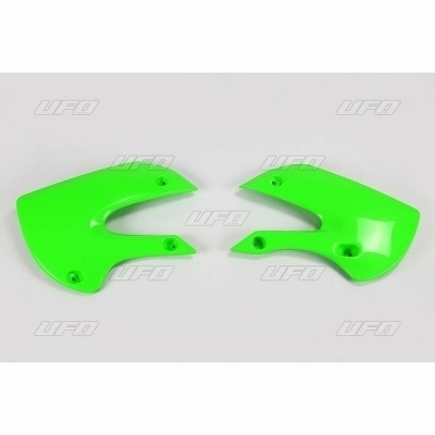 Paneles laterales radiador UFO verde Kawasaki KX65/KLX110 KA03733#026