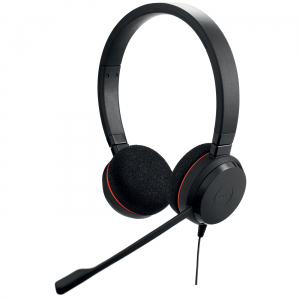 Jabra - Evolve 20 MS Stereo Auriculares Alámbrico Diadema Oficina/Centro de llamadas USB tipo A Negro