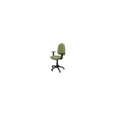 SILLA AYNA BALI BRAZOS REGULABLES RUEDAS DE PARQUET VERDE 04CPBALI552B10RP