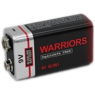 PILAS 6LR61 WARRIORS ALCALINA 9V 1 PILA