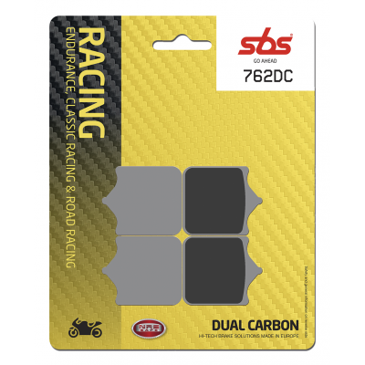 DC Racing Dual Carbon Brake Pads SBS 762DC
