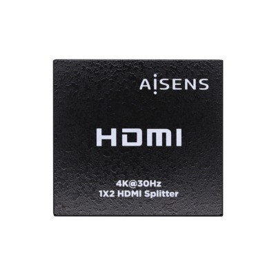 Aisens - Hdmi Duplicador 4K@30Hz 1X2 Con Alimentación, Negro