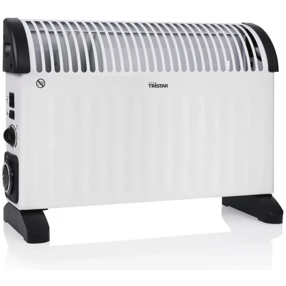 Convector Princess KA-5168, 2.000 W, 3 potencias, turbo, termostato regulable, blanco