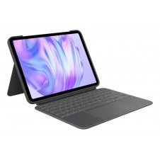 Logitech Combo Touch, Funda con Teclado, iPad Pro 11 Pulgadas (M4)(2024) - Teclado retroiluminado extraíble con Soporte abatible, Escritura cómoda,