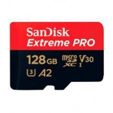 Memoria Flash SanDisk Extreme Pro, 128GB MicroSDXC con Adaptador
