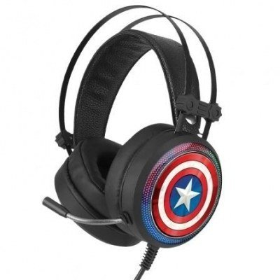 Auriculares Gaming con Micrófono Leotec Captain America 001 Marvell/ Jack 3.5