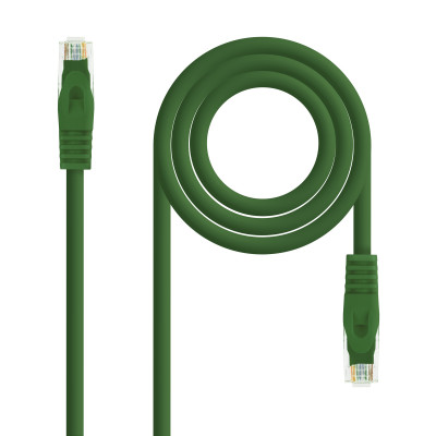 Nanocable - CABLE RED LATIGU LSZH CAT.6A UTP AWG24 VERDE 0.5M