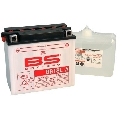 BS BATTERY Battery High performance with Acid Pack - BB18L-A 310586