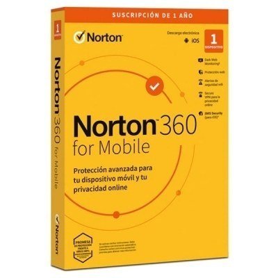 NORTON 360 MOBILE ES 1 USER 1 DEVICE 12MO **L. ELECTRONICA