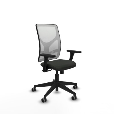 Motilla sincro malla blanca bali negro brazos 3D base piramidal ruedas 65mm engomadas