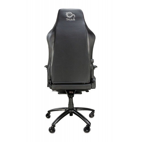 Talius silla Konda gaming carbono negra/roja, regulación lumbar, reposapies, 4D, Frog, base metal, r