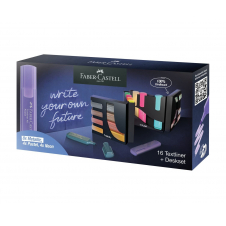 Faber-Castell 254603 marcador 16 pieza(s) Punta de cincel Metálico, Multicolor, Pastel