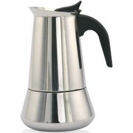 Cafetera italiana Orbegozo KFI660, 6 tazas, gas e inducción, inox