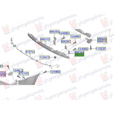 SOPORTE SUPERIOR DE REFUERZO DEL PARACHOQUES TRASERO(O)