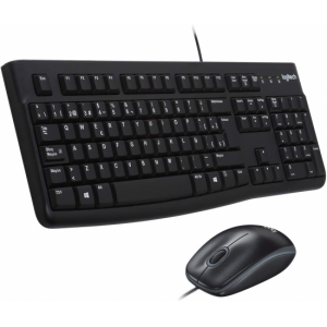 Teclado + Ratón Logitech MK120 CON CABLE USB