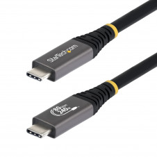 StarTech.com Cable USB4 1m - Cable USB-C Certificado USB-IF - 80Gbps - Cable USB Tipo C - PD de 240W - 8K120/4K240 - DP 2.1 - DP80 - Recubrimiento de