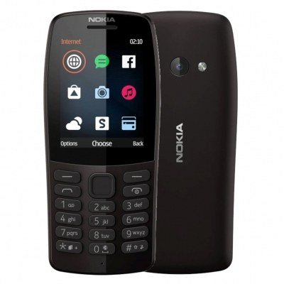 Telefono movil nokia 210 negro 2.3pulgadas - dual sim - 4g