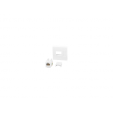 Lanberg WS-4545-RJ45K-W placa de pared y cubierta de interruptor Blanco
