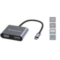 DOCKING USB-C CONCEPTRONIC DONN016 1xHDMI 4K 1xVGA 1xUSB-C PD 100W