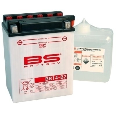 Batería BS Battery YB14-B2 (Fresh Pack) 310568