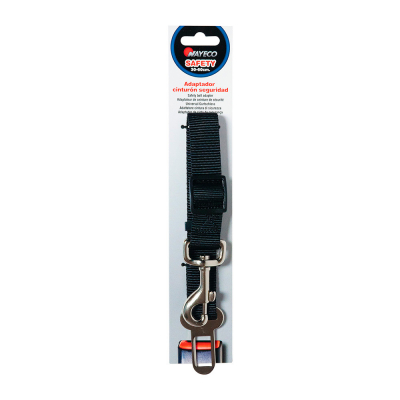 Adaptador-cinturon seguridad 20 mm negro