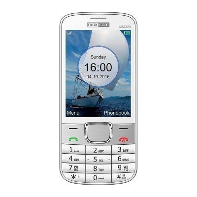 Telefono movil maxcom mm320 white - 3.2pulgadas - 2 mpx - 2g