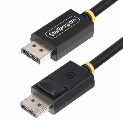 Cable DisplayPort 2.1 de 2m - Certificación VESA - Cable DisplayPort DP40 - UHBR10/HDR/DSC 1.2a/HDCP 2.2 - 8K 60Hz - DP 2.1 - M/M
