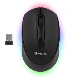 Raton Multidispositivo Inalambrico Recargable Ngs Smog-Rb
