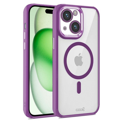 COOL funda para teléfono móvil 17 cm (6.7) Transparente, Violeta