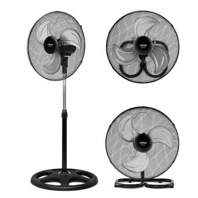 VENTILADOR PIE UFESA 84105334 OTTAWA 3EN1 3 ASPAS 45CM 70W OSC.
