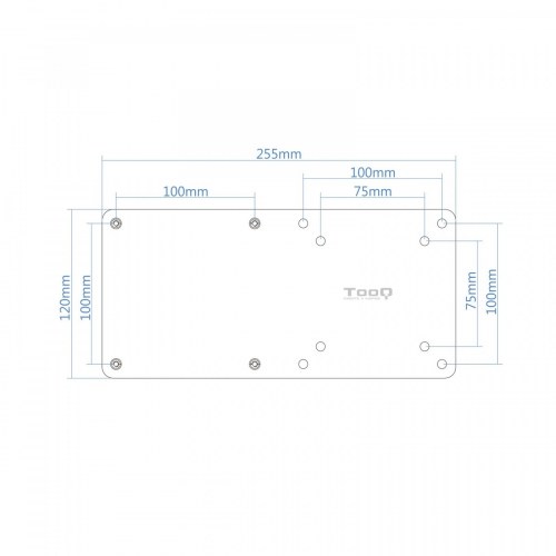 SOPORTE VESA MINIPC/NUC/BAREBONE 75x75/100x100 NEG