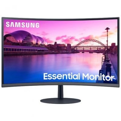 Monitor curvo Samsung S39C S27C390EAU - 27 Full HD | Multimedia | Diseño envolvente | Color negro