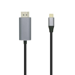 AISENS - CABLE CONVERSOR USB-C A DISPLAYPORT 4K@60HZ, USB-C/M-DP/M, NE