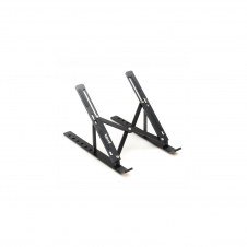 iggual Soporte portátil plegable aluminio negro 17