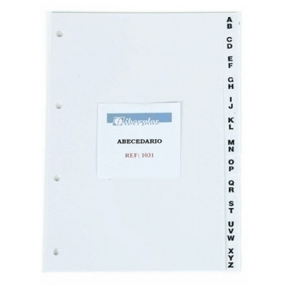 INDICE LISTIN TF.IBERP.PVC A-Z 12 p. 4 t