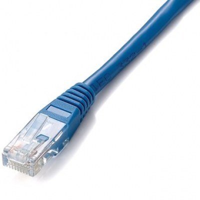 Cable red equip latiguillo rj45 u - utp cat6 10m azul