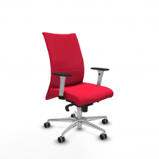 Piqueras y Crespo Albacete confidente sincro bali rojo brazos 1D blancos base aluminio ruedas 65mm engomadas