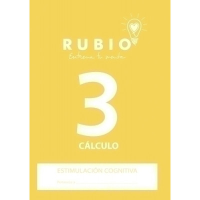 CUADERNO RUBIO A4 ESTIM.COGN.CALCULO 3 - Pack de 5 unidades