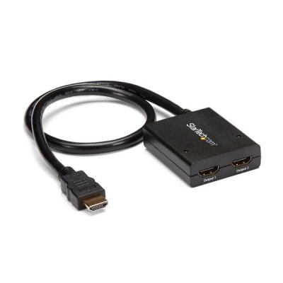 Multiplicador de Vídeo HDMI de 2 Puertos - Splitter HDMI 4k 30Hz de 2x1 Alimentado por USB