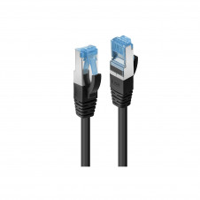 Lindy 47411 cable de red Negro 0,5 m Cat6a S/FTP (S-STP)