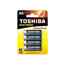 Pack 4 Pilas Toshiba AA Alcalinas LR6 1.5V (R6AT BL4)