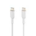 CABLE BELKIN CAB003BT1MWH USB-C A USB-C BOOST CHARGE 1m COLOR BLANCO