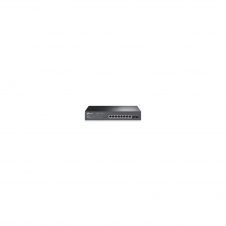 Switch smart tp-link 10 puertos gigabit jetstream poe total 150w qos l2 l3 l4 negro TL-SG2210MP