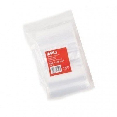 Bolsa con Autocierre Apli 13128/ 100 x 150mm/ 100 unidades