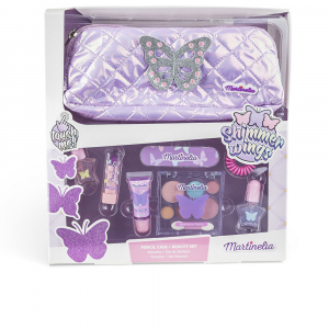SHIMMER WINGS PENCIL CASE & BEAUTY ESTUCHE 8 pz